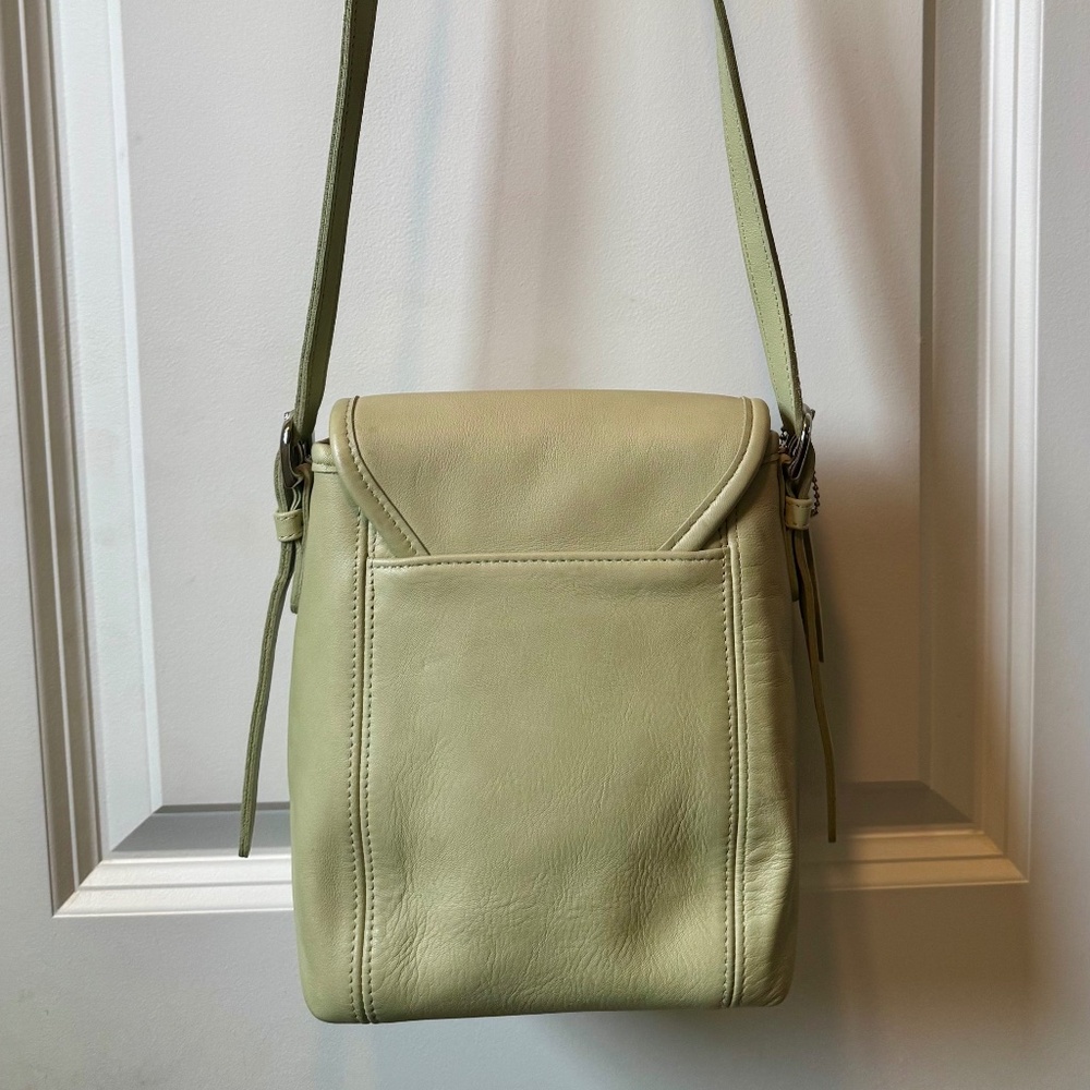 Vintage Coach Soho 4108 Rare Pistachio Small Flap Bag - Picture 7 of 13